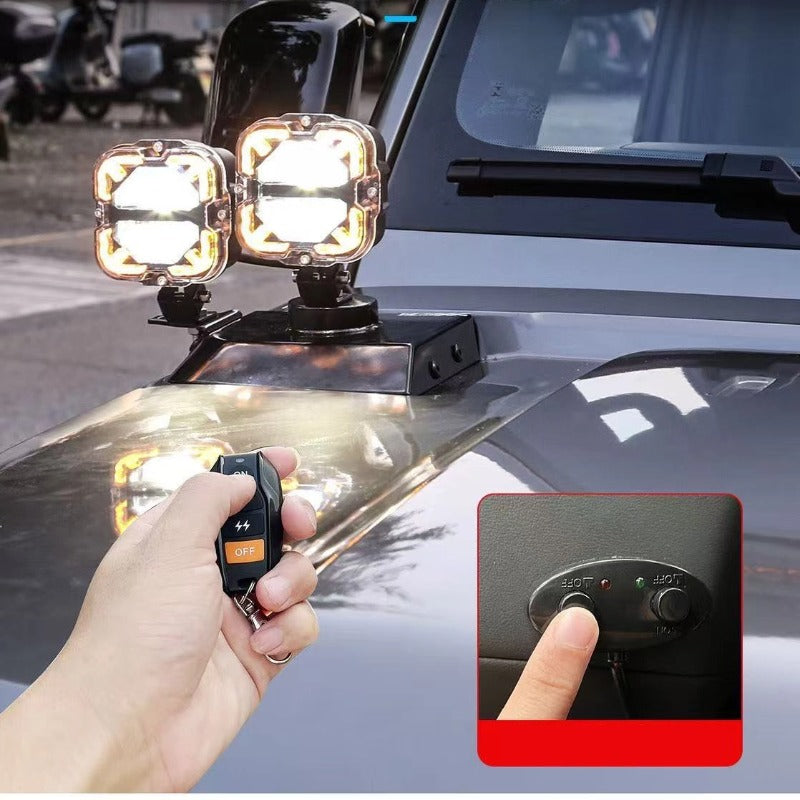 A-Pillar Spotlights for Chery iCAR V23-Let us help you explore your 4x4 with us Noxfun
