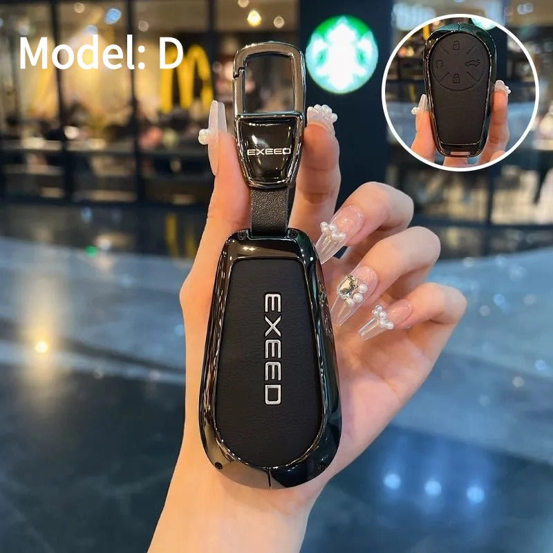 Leather Key Protector for Chery Exeed RX & Omoda C9-Let us help you explore your 4x4 with us Noxfun