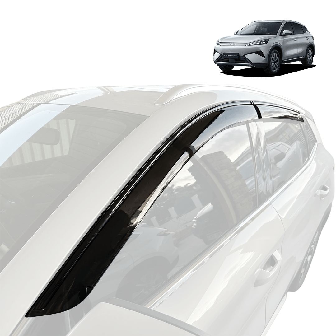 BYD ATTO3 PREMIUM TINTED WEATHERSHIELD (With Black Trim)-Let us help you explore your 4x4 with us Noxfun