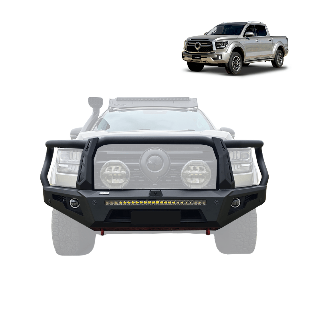 noxfun FORGED RAMPAGE HOOPED BULL BAR - GWM ALPHA 2024+ DIESEL, HEV & PHEV-Let us help you explore your 4x4 with us Noxfun