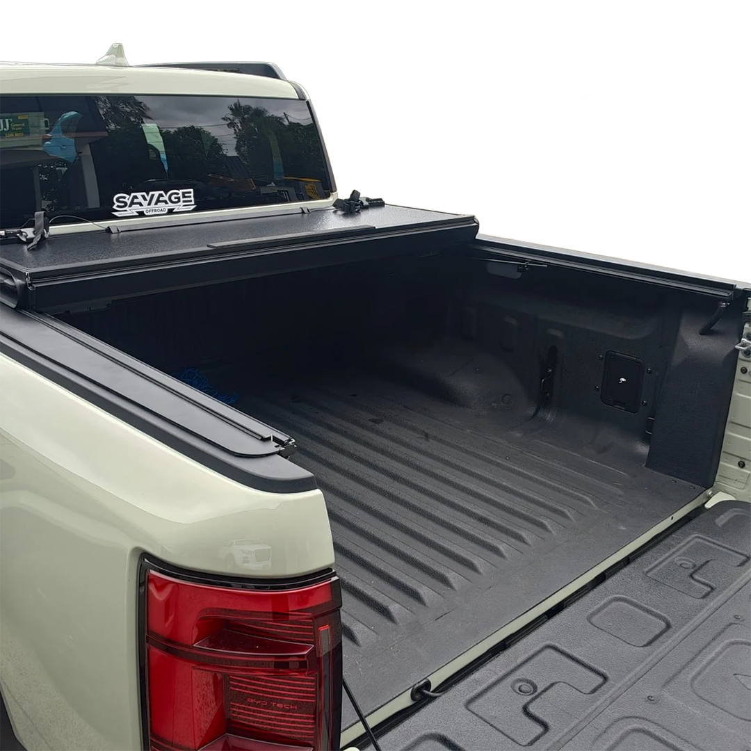 BYD SHARK 6 noxfun TRIFOLD STEALTH HARD LID COVER - TONNEAU-Let us help you explore your 4x4 with us Noxfun