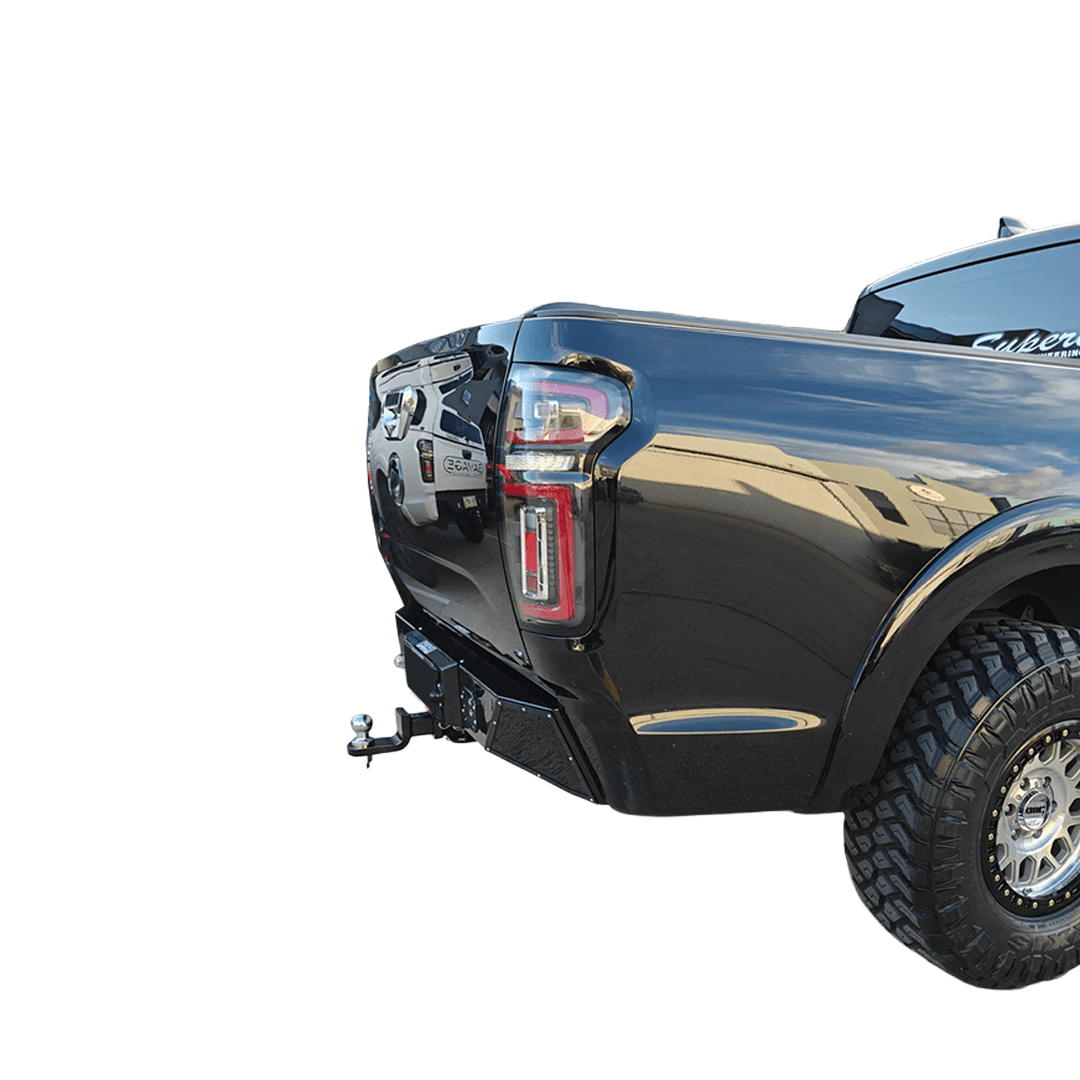 GWM CANNON noxfun VERT REAR BAR WITH TOW BAR HITCH RECEIVER-Let us help you explore your 4x4 with us Noxfun