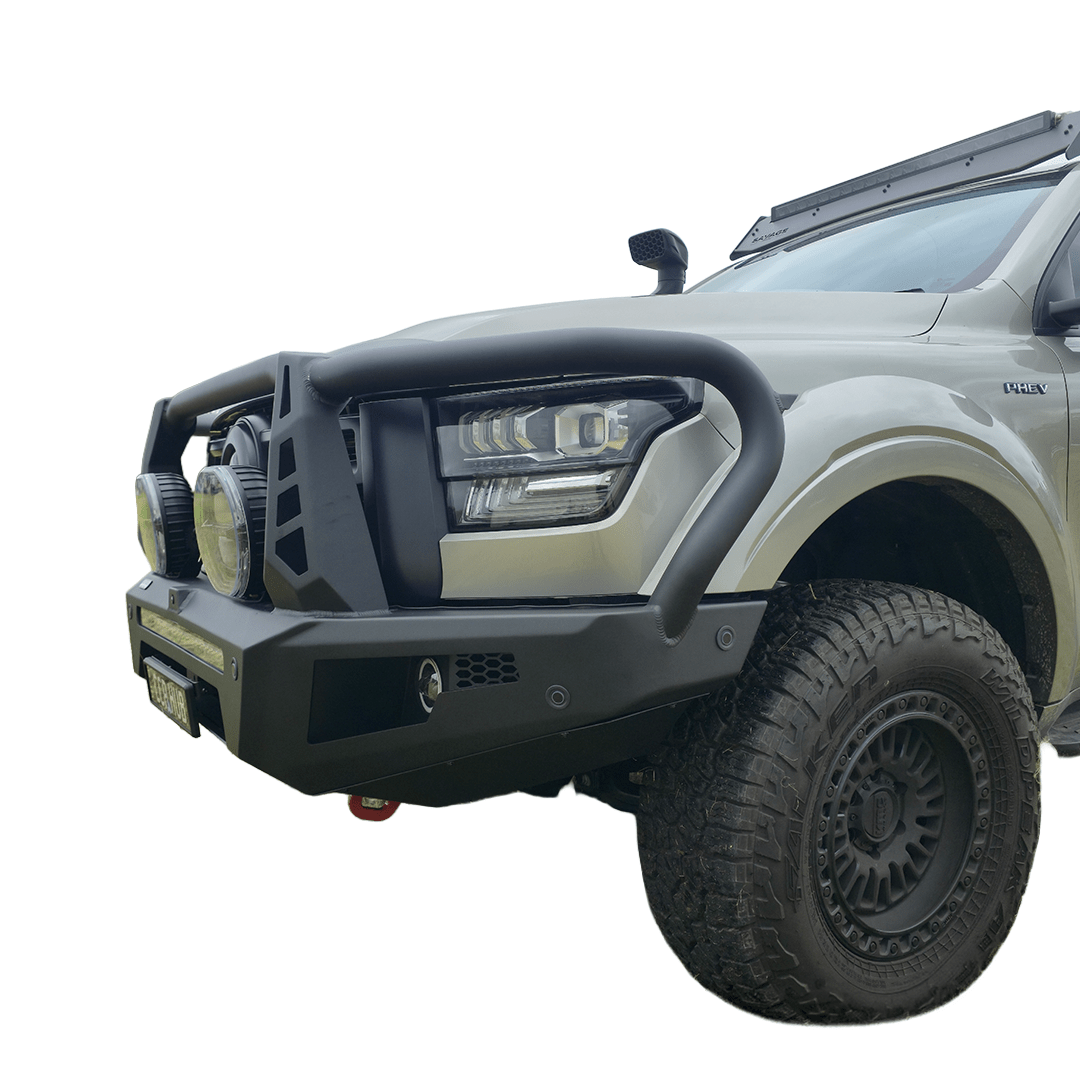 noxfun FORGED RAMPAGE HOOPED BULL BAR - GWM ALPHA 2024+ DIESEL, HEV & PHEV-Let us help you explore your 4x4 with us Noxfun