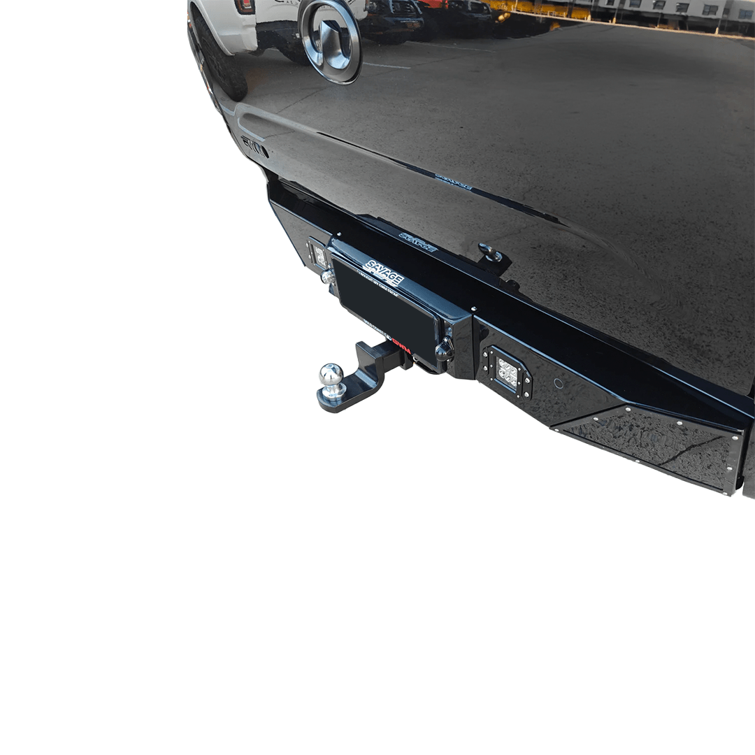 GWM CANNON noxfun VERT REAR BAR WITH TOW BAR HITCH RECEIVER-Let us help you explore your 4x4 with us Noxfun