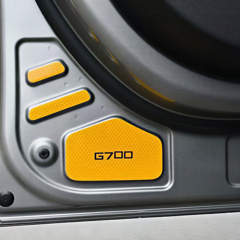 Car door warning stickers suitable for Chery JETOUR G700-Let us help you explore your 4x4 with us Noxfun
