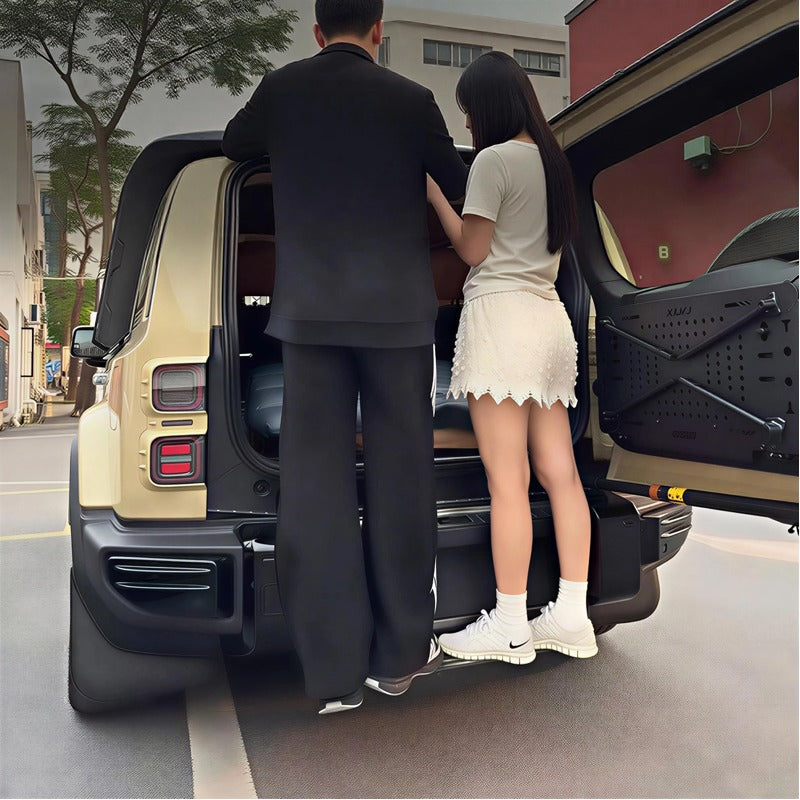 Rear tow bar footrest for the Chery Icar V27-Let us help you explore your 4x4 with us Noxfun
