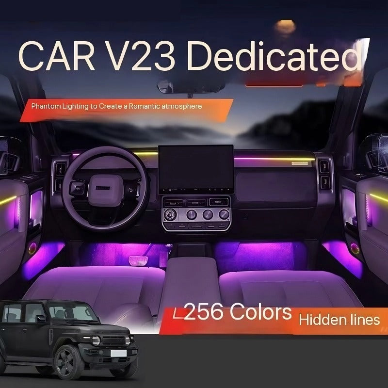 Car Interior Ambient Lighting Conversion for Chery iCAR V23-Let us help you explore your 4x4 with us Noxfun