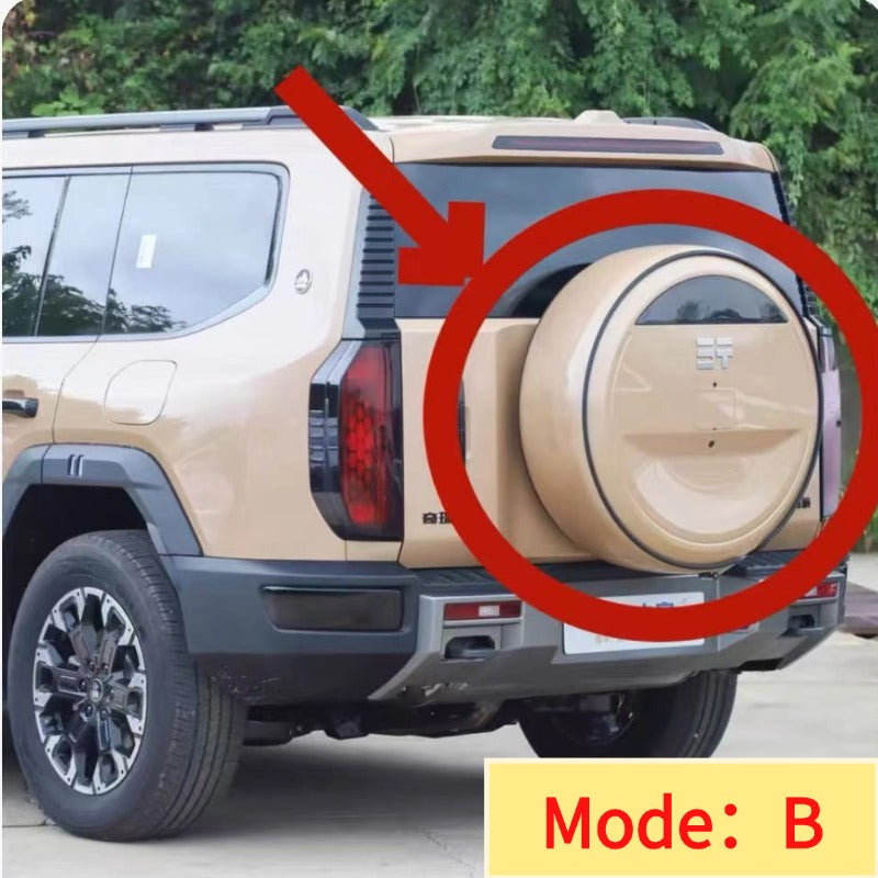Spare tyre cover for the boot lid, suitable for Jetour G700-Let us help you explore your 4x4 with us Noxfun