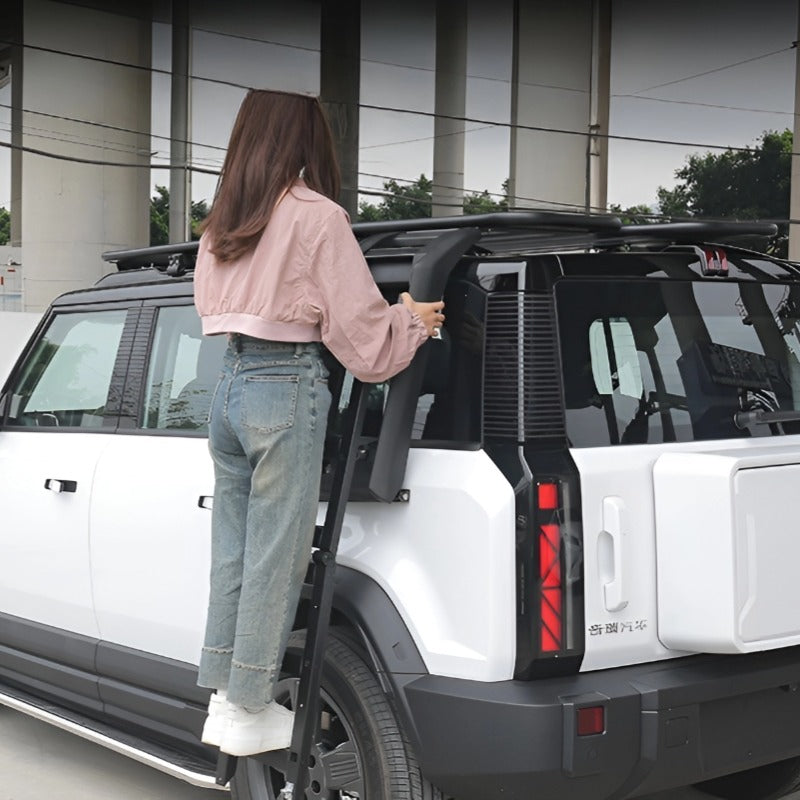 Car rear window folding ladder for Chery Jaecoo J6（iCAR 03）-Let us help you explore your 4x4 with us Noxfun