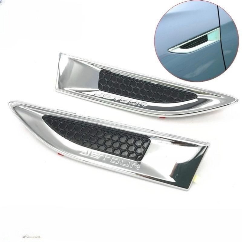 Automotive fender logo trim strip for Chery Jetour X70 Plus-Let us help you explore your 4x4 with us Noxfun