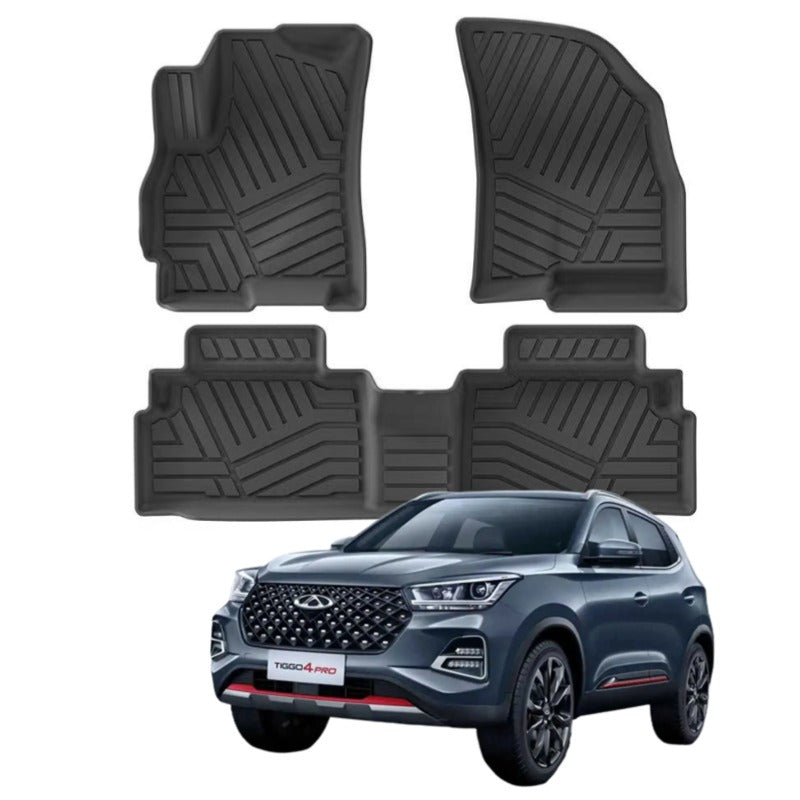 Right Rudder/Left Rudder All Weather Floor Mats Interior Liners for Chery Tigoo 4 Pro-Let us help you explore your 4x4 with us Noxfun