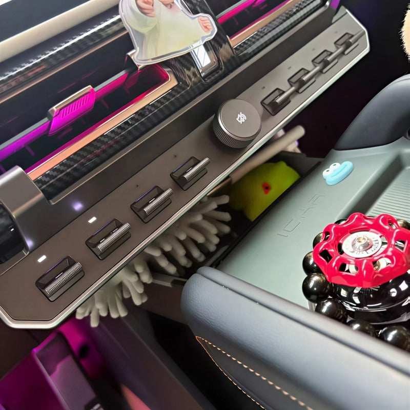 Physical buttons for the vehicle's center console are compatible with the Chery iCar 03 (JAECOO J6)-Let us help you explore your 4x4 with us Noxfun