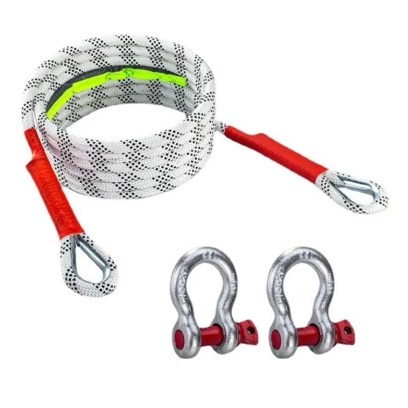 Heavy Duty Emergency Car Recovery Tow Strap Off Road Rescue Pull Rope-Let us help you explore your 4x4 with us Noxfun