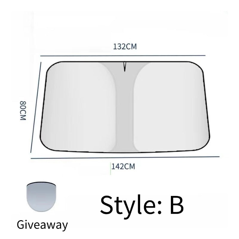 Foldable Car Front Windshield Sunshade-Let us help you explore your 4x4 with us Noxfun