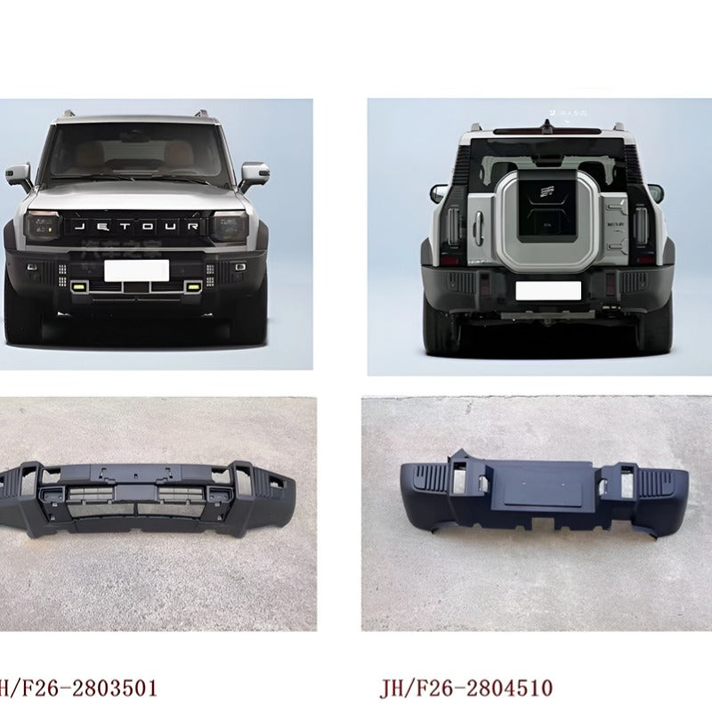 The original front and rear bumpers applicable to Jetour T2 vehicles-Let us help you explore your 4x4 with us Noxfun
