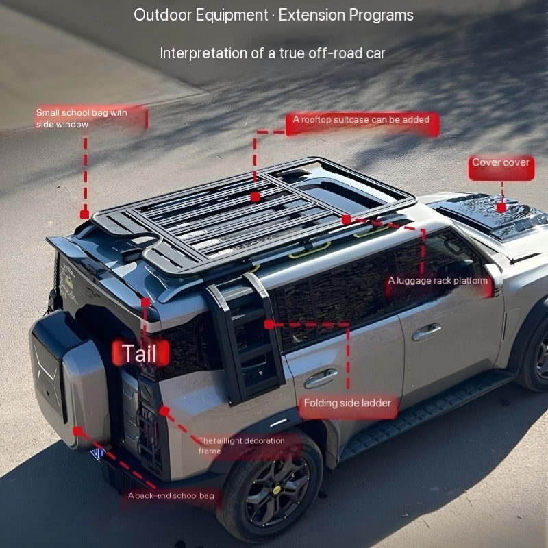 Car Luggage Rack for Chery Jetour T2-Let us help you explore your 4x4 with us Noxfun