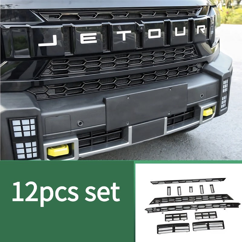 Chery JETOUR  T2 Car protection front bumper grille dust-proof net-Let us help you explore your 4x4 with us Noxfun