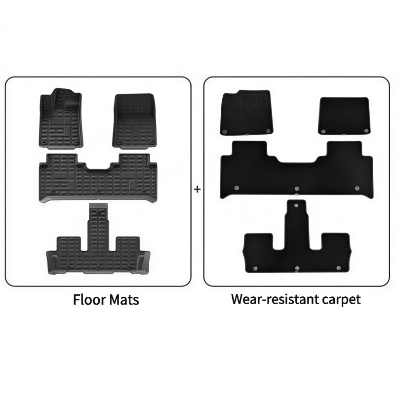 All Weather Floor Mats Interior Liners for Chery Jetour G700-Let us help you explore your 4x4 with us Noxfun