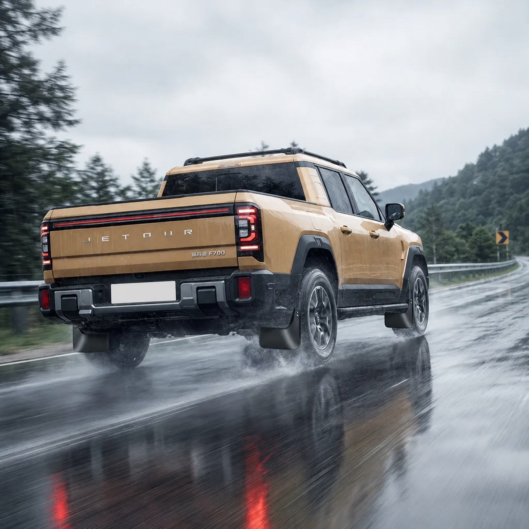 Mud Flaps for Chery Jetour F700-Let us help you explore your 4x4 with us Noxfun