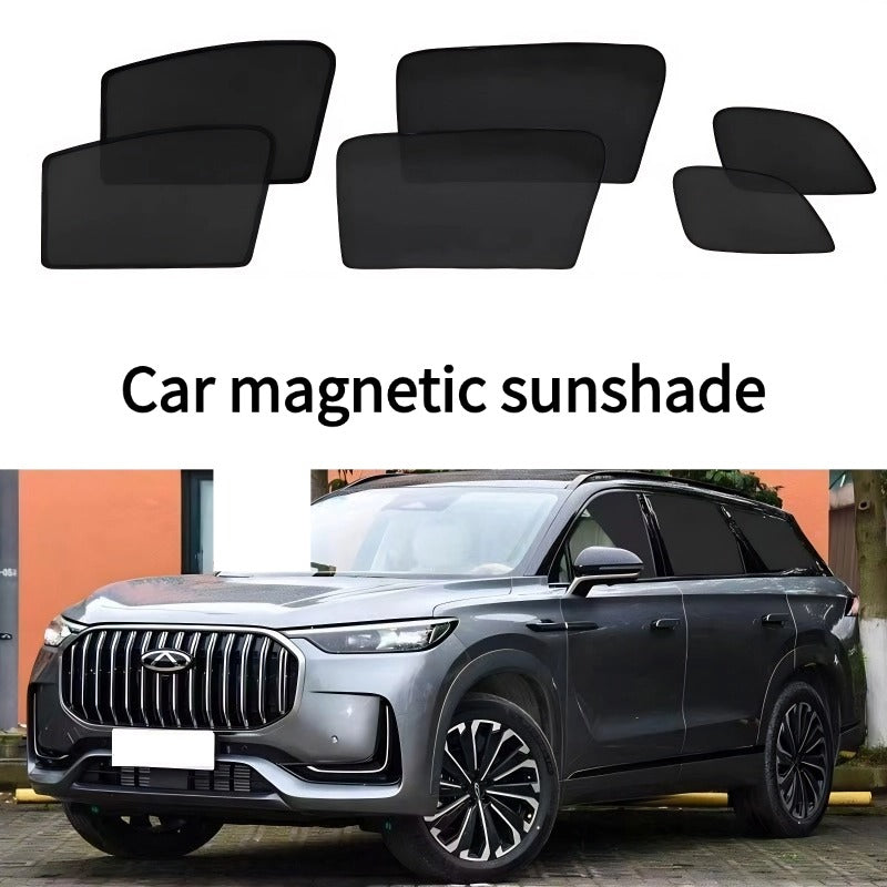Car Full Magnetic Sunshade for Chery Jetour Jaecoo J8-Let us help you explore your 4x4 with us Noxfun