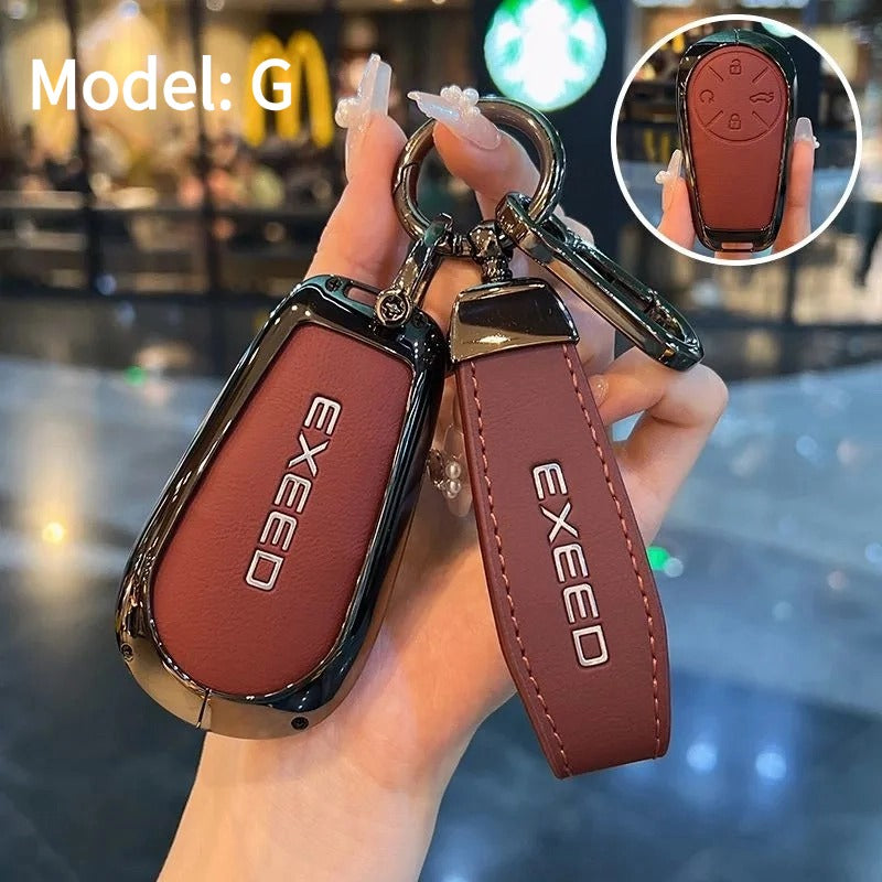 Leather Key Protector for Chery Exeed RX & Omoda C9-Let us help you explore your 4x4 with us Noxfun