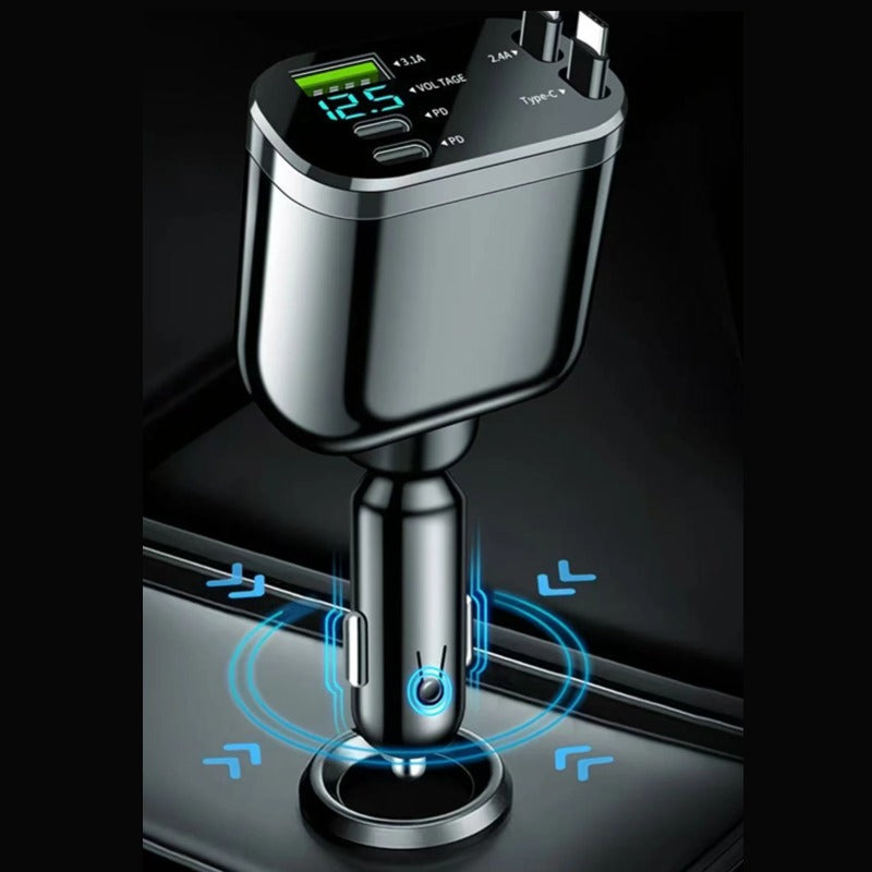High-Power Retractable Car Charger-Let us help you explore your 4x4 with us Noxfun