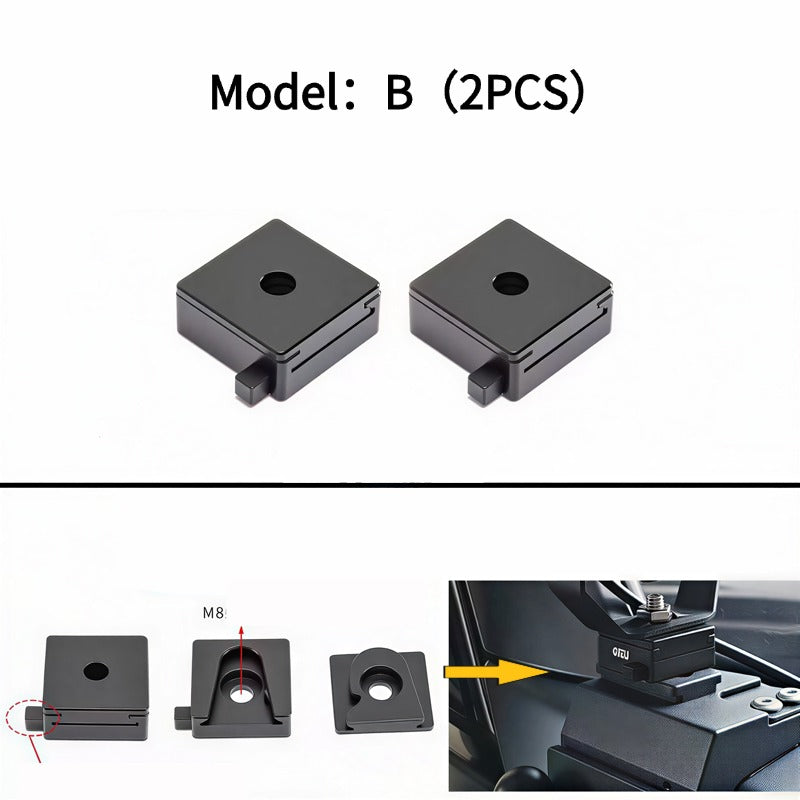 Aluminum A-Pillar Extended Spotlight Mount-Let us help you explore your 4x4 with us Noxfun