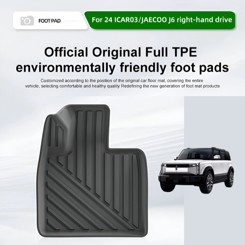 TPE Floor Mats & Trunk Mat for Chery Jaecoo J6（Icar 03）Right & Left Rudder-Let us help you explore your 4x4 with us Noxfun