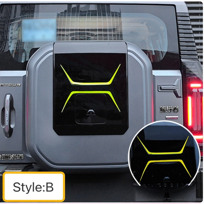 Car Trunk Sticker For Chery Jetour T2-Let us help you explore your 4x4 with us Noxfun