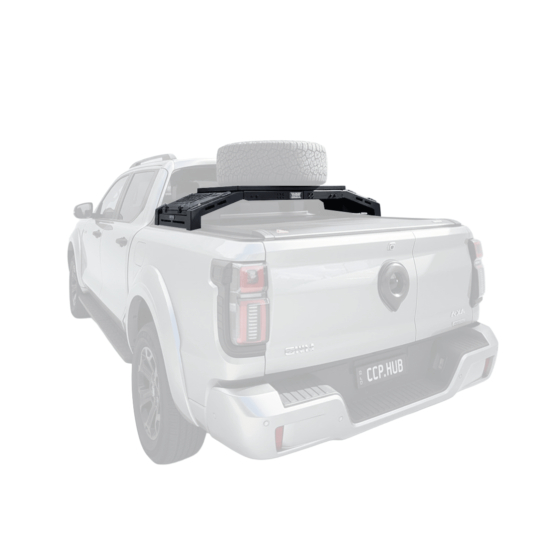 noxfun ROGUE TYRE/WHEEL CARRIER RACK WITH STORAGE PLATFORM-Let us help you explore your 4x4 with us Noxfun