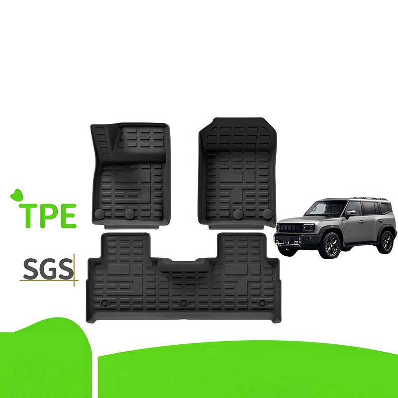 Right Rudder/Left Rudder All Weather Floor Mats Interior Liners for Jetour T2 & Jetour T2 PHEV-Let us help you explore your 4x4 with us Noxfun