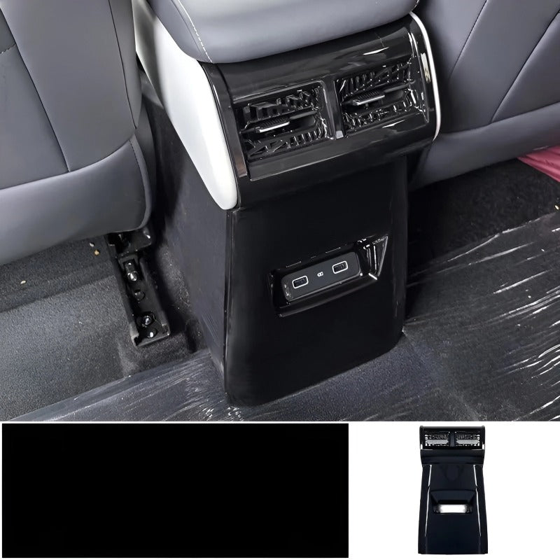 Carbon fiber anti-kick panel for rear air conditioning for Chery JAECOO J6 （iCAR 03）-Let us help you explore your 4x4 with us Noxfun