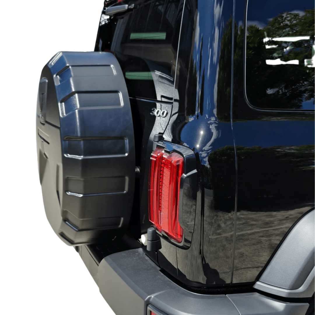 TANK 300 TYRE COVER WITH BLACK LOGO-Let us help you explore your 4x4 with us Noxfun