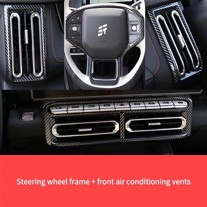Automotive centre console dashboard air vents decorative plate is used for Chery Jetour T1-Let us help you explore your 4x4 with us Noxfun