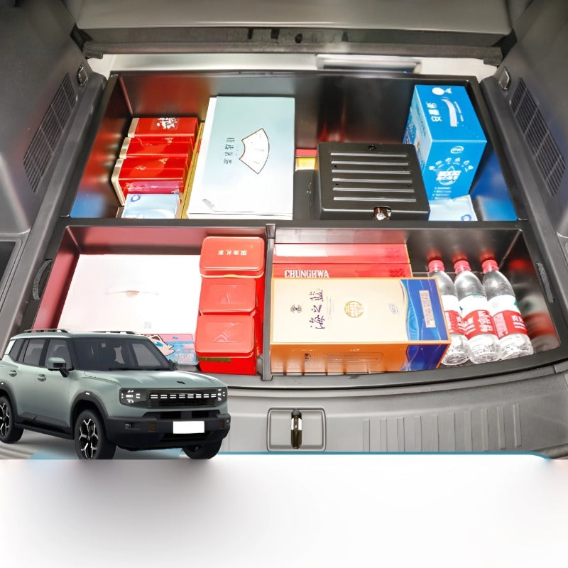 Car boot conversion storage box for Chery Jetour T1-Let us help you explore your 4x4 with us Noxfun