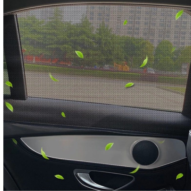 Stretchy Car Door Window Mesh Sun Shade UV Protection Mosquito Bug Screen Cover-Let us help you explore your 4x4 with us Noxfun