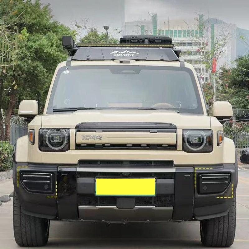 Headlight & Fog Light Trim Covers for the Chery iCAR V27-Let us help you explore your 4x4 with us Noxfun