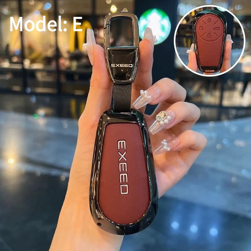 Leather Key Protector for Chery Exeed RX & Omoda C9-Let us help you explore your 4x4 with us Noxfun