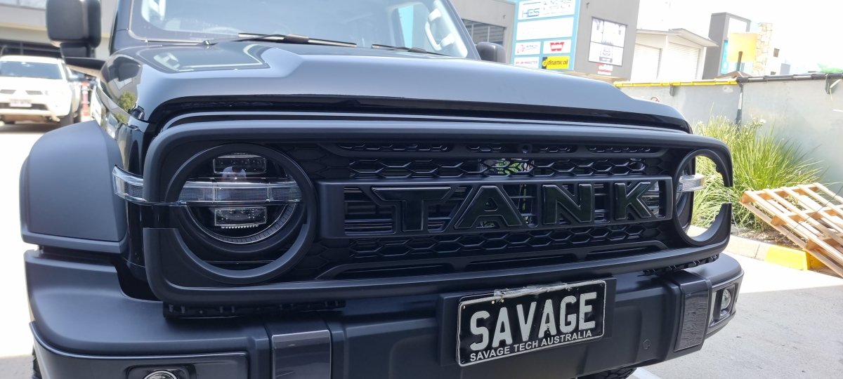 GWM TANK 300 GRILLE with TANK logo #2-Let us help you explore your 4x4 with us Noxfun