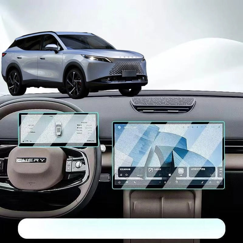 Tempered Glass Nav & Dashboard Screen Protector for Omoda C7-Let us help you explore your 4x4 with us Noxfun