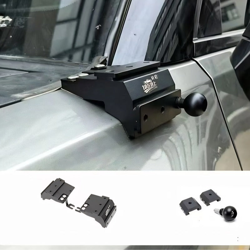 Aluminum A-Pillar Extended Spotlight Mount-Let us help you explore your 4x4 with us Noxfun