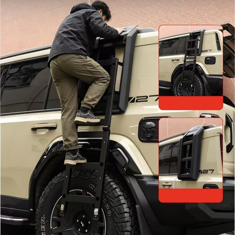 Side ladder for Chery iCAR V27-Let us help you explore your 4x4 with us Noxfun
