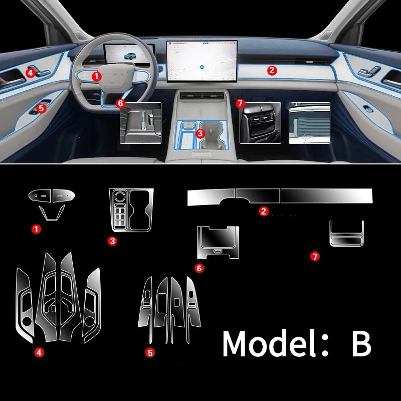 TPU Car Interior Protective Film for Chery Fulwin-Let us help you explore your 4x4 with us Noxfun