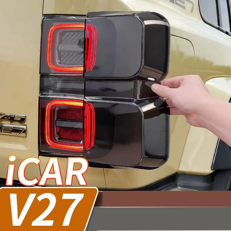 Headlight & Fog Light Trim Covers for the Chery iCAR V27-Let us help you explore your 4x4 with us Noxfun