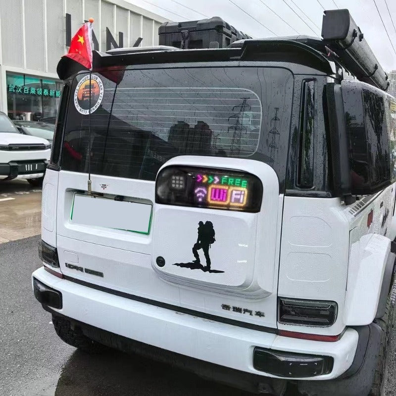 Automotive Tailgate Rear Backpack LED Display for Chery iCAR V23-Let us help you explore your 4x4 with us Noxfun