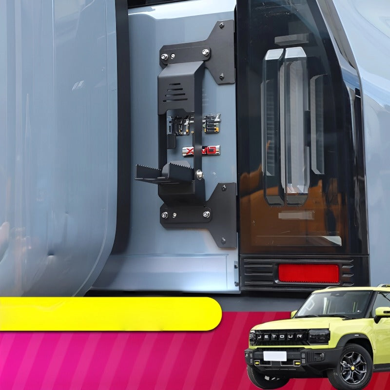 Car Tailgate Folding Footrest Climber for Chery Jetour T2-Let us help you explore your 4x4 with us Noxfun
