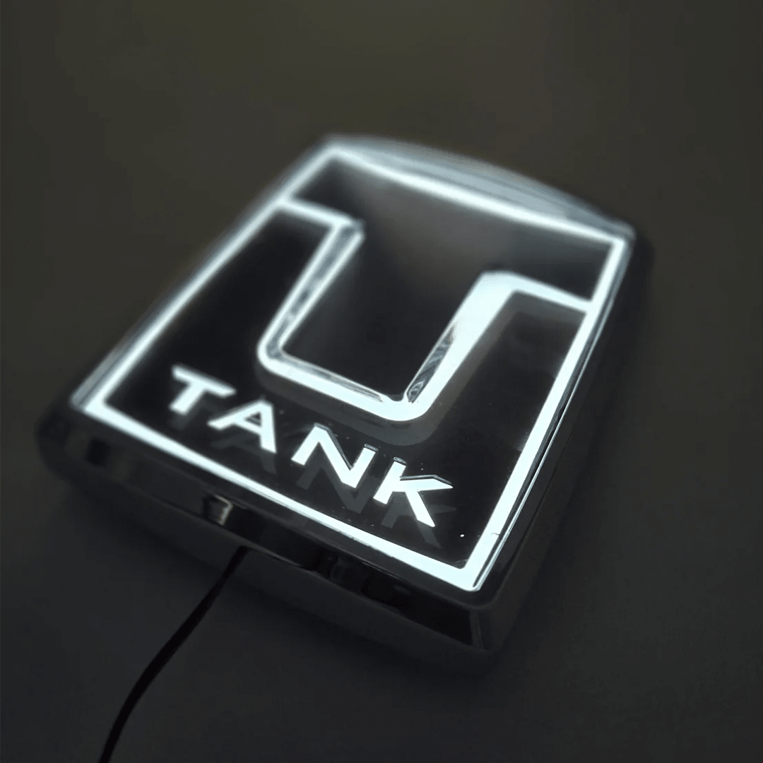 TANK 300 LIGHT UP BADGE FOR GRILLE-Let us help you explore your 4x4 with us Noxfun