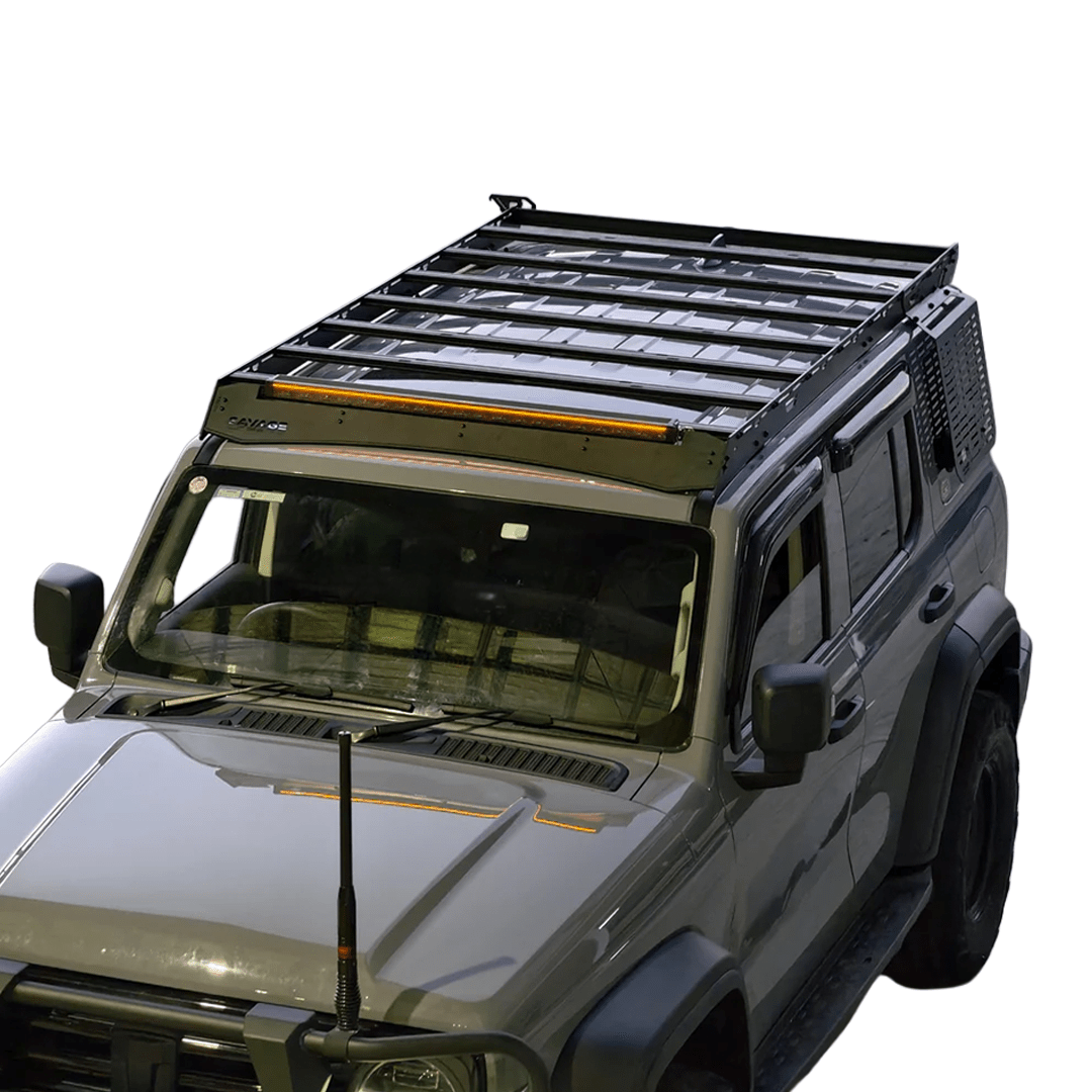noxfun PHANTOM SERIES ROOF PLATFORM PACKAGE INCLUDES ACC PANEL & LADDER - GWM TANK 300 ALL MODELS-Let us help you explore your 4x4 with us Noxfun