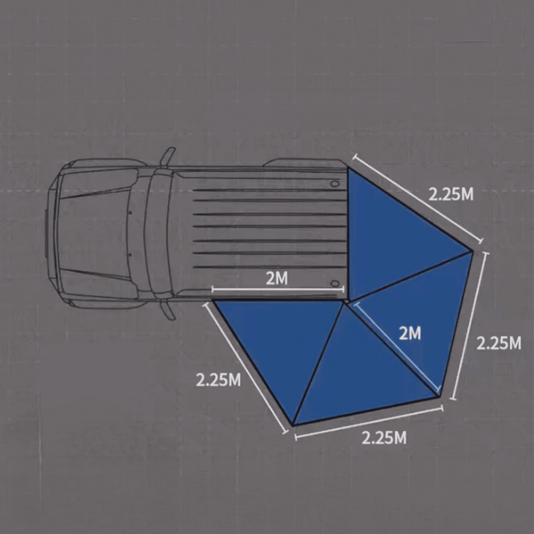 noxfun ROGUE 270° FREESTANDING AWNING 2M – ULTIMATE SHELTER FOR ADVENTURERS-Let us help you explore your 4x4 with us Noxfun