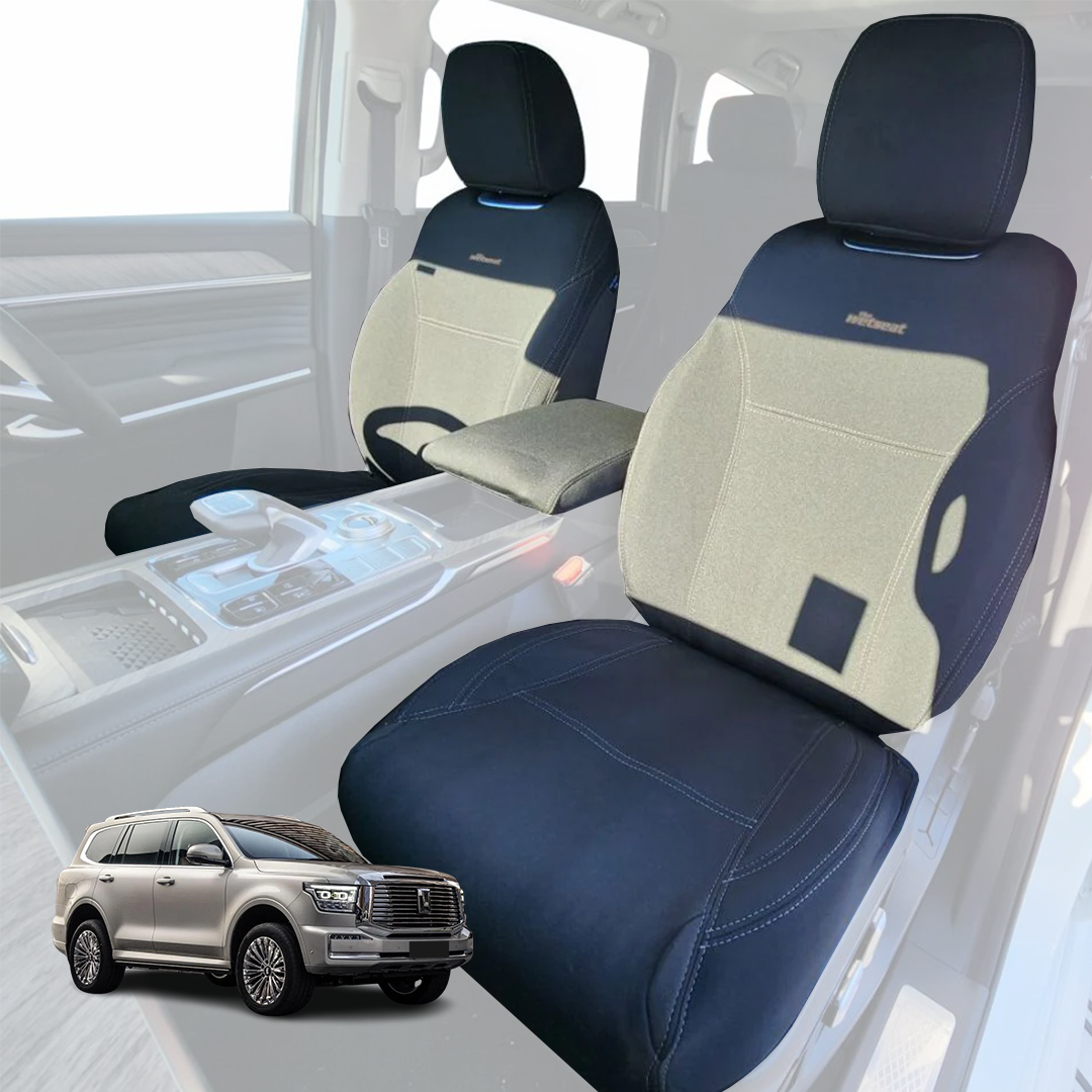 GWM Tank 500 SEATCOVERS THE WET SEAT – Front & Middle Rows (Australian Made)-Let us help you explore your 4x4 with us Noxfun